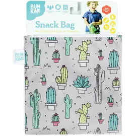 Bumkins Large Snack Bag Cacti Υφασμάτινη Τσάντα 1 τεμάχιο