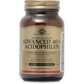 Solgar Advanced 40+ Acidophilus Προβιοτικά Για Ηλικίες Άνω Των 40 Ετών 60 κάψουλες