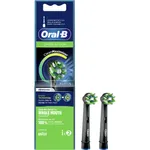 Oral-B Cross Action Black Edition Clean Maximiser Ανταλλακτικά Για Ηλεκτρική Οδοντόβουρτσα 2 τεμάχια