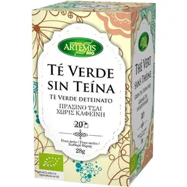 ARTEMIS Βιολογικό Πράσινο Τσάι Χωρίς Καφεΐνη 20τμχ