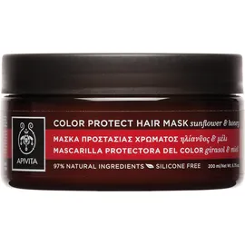 Apivita Color Protect Hair Mask 200ml Μάσκα Προστασίας Χρώματος με Ηλίανθο και Μέλι