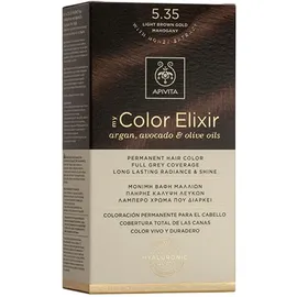 Apivita My Color Elixir Βαφή Μαλλιών 5.35 Καστανό Ανοιχτό Μελί Μαονί
