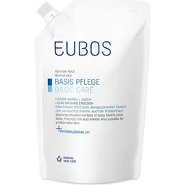 Eubos Blue Liquid Washing Emulsion Refill - Ανταλλακτικό Υγρό Καθαριστικό Προσώπου Και Σώματος, 400ml