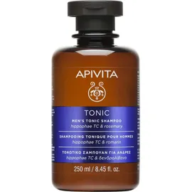 Apivita Men`s Tonic Shampoo- Τονωτικό Σαμπουάν Κατά Της Ανδρικής Τριχόπτωσης Με Hippophae TC & Δενδρολίβανο, 250ml