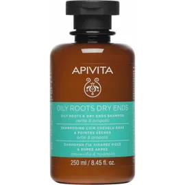 Apivita Oily Roots And Dry Endings - Σαμπουάν Για Λιπαρές Ρίζες & Ξηρές Άκρες Με Τσουκνίδα & Πρόπολη 250ml