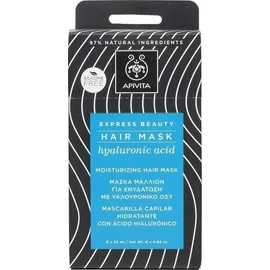 Apivita Express Beauty Moisturizing Hair Mask - Μάσκα Μαλλιών Με Υαλουρονικό Οξύ, 20ml
