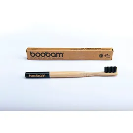 Boobam Brush Style Black Adult Soft - Οδοντόβουρτσα Ενηλίκων Από Φυσικό Μπαμπού, 1 τεμάχιο
