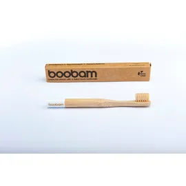 Boobam Brush Style White Adult Soft - Οδοντόβουρτσα Ενηλίκων Από Φυσικό Μπαμπού, 1 τεμάχιο