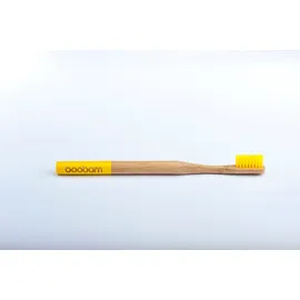 Boobam Brush Style Medium Yellow - Οδοντόβουρτσα Ενηλίκων Από Φυσικό Μπαμπού, 1 τεμάχιο