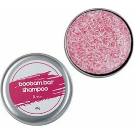 Boobam Shampoo Bar Pink Rose - Στερεό Σαπούνι Τριαντάφυλλο, 60g