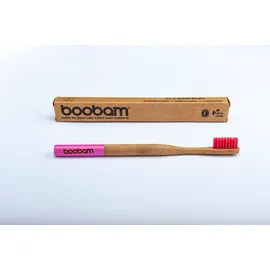 Boobam Brush Style Pink Adult Soft - Οδοντόβουρτσα Μαλακή, 1 τεμάχιο