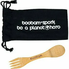Boobam Spork 3 in 1 Spoon & Fork & Knife - Πηρούνι-Κουτάλι-Μαχαίρι 3 Σε1 Από Φυσικό Bamboo Υψηλής Ποιότητας, 1 τεμάχιο