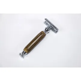 Boobam Bamboo Handle Razor - Μηχανή Ξυρίσματος Με Λαβή Από Μπαμπού, 1 τεμάχιο