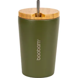 Boobam Cup Green - Ποτήρι Θερμός Πράσινο, 350ml