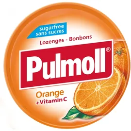PULMOLL Vitamin C Καραμέλες με Πορτοκάλι για την Ενίσχυση του Ανοσοποιητικού 45gr