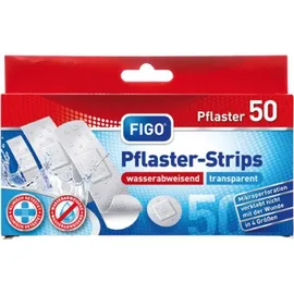 FIGO Pflaster Strips Αδιάβροχα Αυτοκόλλητα Επιθέματα 50τμχ