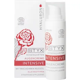 STYX Rosengarten Intensive Eye Cream Αντιρυτιδική Κρέμα με Macadamia, Τριαντάφυλλο &amp; Υαλουρονικό Οξύ για Κουρασμένα Μάτια 30ml