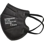 BARBEADOR Max-06F Butterfly Filtering Mask Μάσκα Προστασίας FFP2 για Παιδιά σε Μαύρο Χρώμα 20τμχ