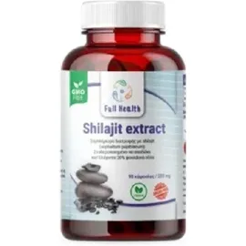 FULL HEALTH Shilajit Extract 220mg Συμπλήρωμα Διατροφής με Shilajit 90caps