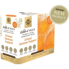 Solgar Ester-C Plus Vitamin C 1000MG eff drink,  21 Αναβράζων Φακελάκια