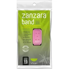 ZANZARA - Εντομοαπωθητικό Βραχιόλι Ροζ (S/M)