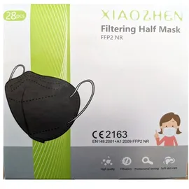 ΕΠΙΣΥN Xiaozen Μάσκα Υψηλής Προστασίας FFP2 NR Μαύρη 28 τεμάχια