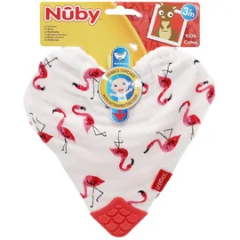 Muslin Bandana bip with teething corner-3m+,σαλιαρες δυο οψεων με μασητικο ID 4426