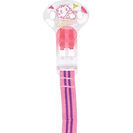 NUBY Κλίπ Πιπίλας με κορδέλα Ρόζ 0m+ ,ID5799