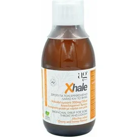 AG PHARM Xhale Syrup Συμπλήρωμα Διατροφής σε Μορφή Σιροπιού για τον Ερεθισμένο Λαιμό, 250ml