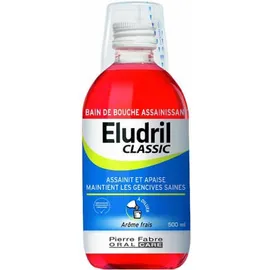 Elgydium Eludril Classic Mouthwash Στοματικό Διάλυμα Για Προστασία Των Ούλων με Διγλουκονική χλωρεξιδίνη 500ml