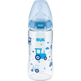 NUK - First Choice Μπιμπερό Πολυπροπυλενίου Θηλή Καουτσούκ Μπλε 0-6m (10.741.939) | 300ml