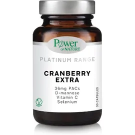 Power Of Nature Platinum Range Cranberry Extra 30 caps