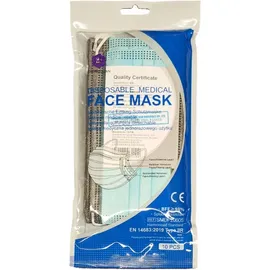 ΜΑΣΚΑ ΠΡΟΣΤΑΣΙΑΣ ΠΡΟΣΩΠΟΥ 3PLY  ΜΙΑΣ ΧΡΗΣΗΣ 10ΤΜΧ