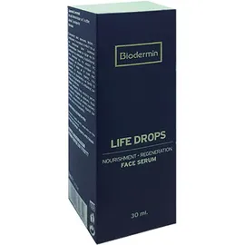 Biodermin Life Drops Face Serum Nourishment - Regeneration 30ml Ορός Προσώπου Θρέψης και Αναδόμησης