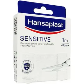 Hansaplast Sensitive Επιθέματα 1m x 8cm 10τμχ