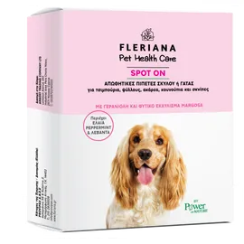 Power of Nature Fleriana Pet Health Care Spot on Απωθητικές Πιπέτες για Σκύλους ή Γάτες 3 Τεμάχια