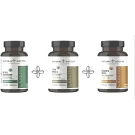 Natural Doctor Be Well Multivitamin + Clear Omega 3 + Vitamin C Incell