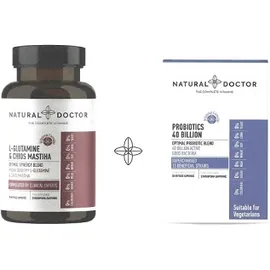 Natural Doctor L-Glutamine & Chios Mastiha + Probiotics 40 Billion