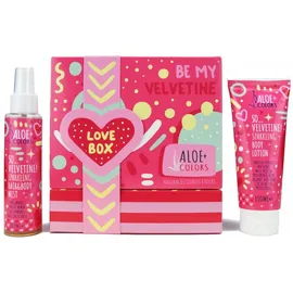 Aloe Color's Be My Velvetine! SPARKLING Gift Box, Αρωματικό Σπρέι για Σώμα & Μάλλια 100ml & Γαλάκτωμα Σώματος 100ml