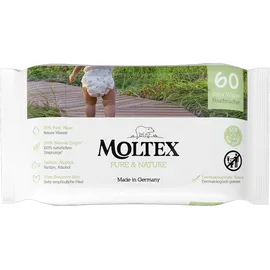 Moltex pure + nature 100% φυτικά μωρομάντηλα 99% νερο - 60 τμχ