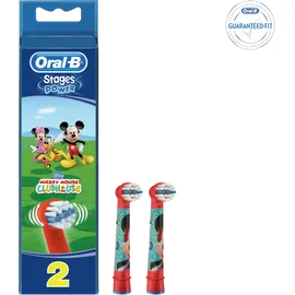 OralB Stages Power Kids Mickey Ανταλλακτικα Παιδικης Ηλεκτρικης Οδοντοβουρτσας, 2 τεμάχια