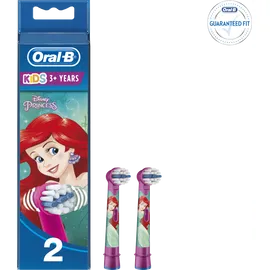 OralB Stages Power Kids Princesses Ανταλλακτικα Παιδικης Ηλεκτρικης Οδοντοβουρτσας, 2 τεμάχια