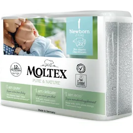 MOLTEX pure + nature no1  2-4 kg  22 τεμάχια
