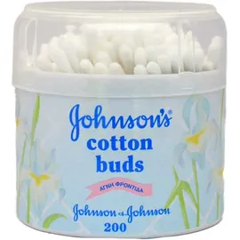 JOHNSON'S Cotton Buds Μπατονέτες από 100% αγνό βαμβάκι, 200 τεμάχια