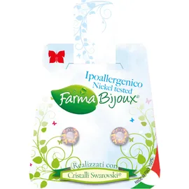 Farma Bijoux Υποαλλεγικά Σκουλαρίκια Xirius Ροζ Οπάλ 6,2mm