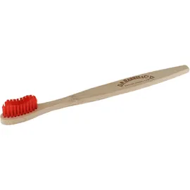 Dr Harris Bamboo Toothbrush Red Bristles (medium)