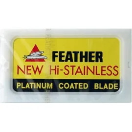 Feather Platinum Coated Blade 10pcs