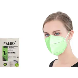 Μάσκες Προστασίας Famex FFP2 Υψηλής Προστασίας Λαχανί 10 Τεμάχια