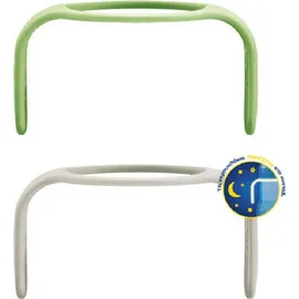 Mam Hold my Bottle Day & Night 0m+ Σετ Λαβές για Εκπαιδευτικά Ποτηράκια Χρώμα Λαχανί / Γκρι 2 Τεμάχια [421]