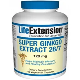 Life Extension Super Ginkgo Biloba Extract 120mg 365caps